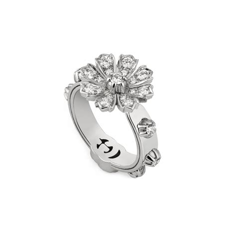 flower gucci ring|gucci ring band.